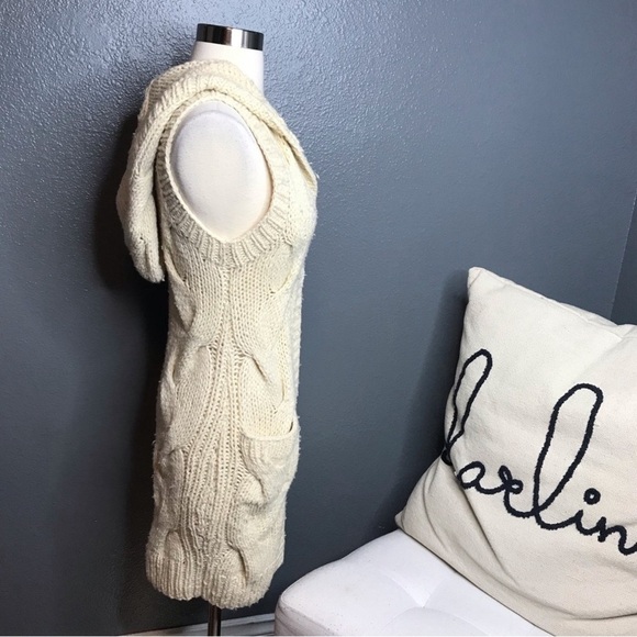 Free People cream knit vest size small - Picture 2 of 4